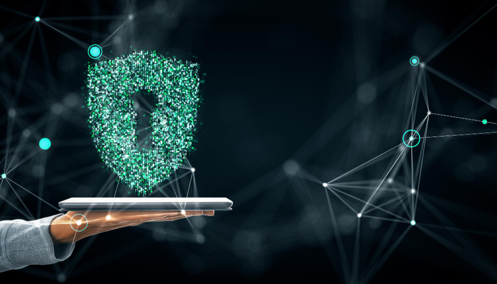 Zero Trust biztonsági modell szemléltető ábra - biztonsági rétegek és jogosultságkezelés